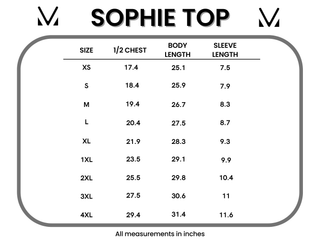 Sophie Top - Blushwood Floral