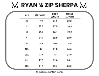 Ryan 1/4 Zip Sherpa - Camel