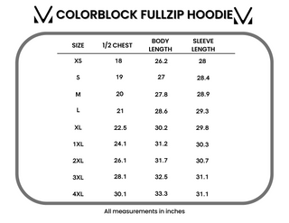 Colorblock Fullzip - Yellow, Rainbow Stripes, and Lime
