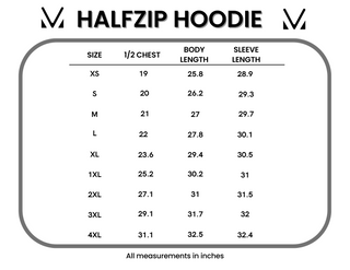 HalfZip Hoodie - Purple Abstract