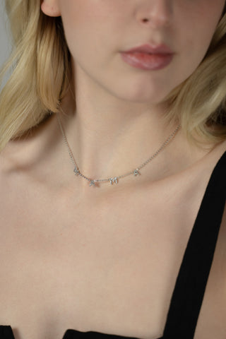 Custom Mini Dover Name Necklace - Water Resistant