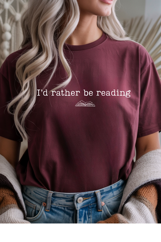 Rather Be Reading Graphic Tee