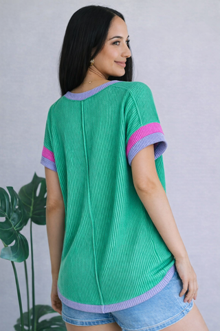 Meadowline Colorblock Top