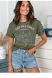 Military Green Gildan Tee