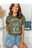 Military Green Gildan Tee