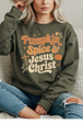 Military Green Gildan Sweatshirt
