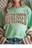 Mint Gildan Tee