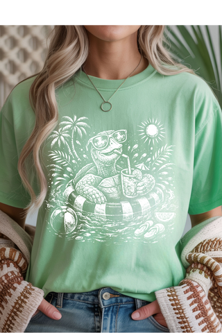 Summer Turtle Graphic Tee