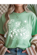 Mint Gildan Tee