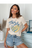 Natural Gildan Tee