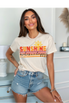 Natural Gildan Tee