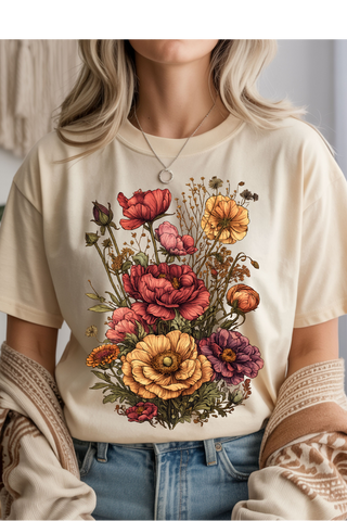 Vintage Floral Graphic Tee