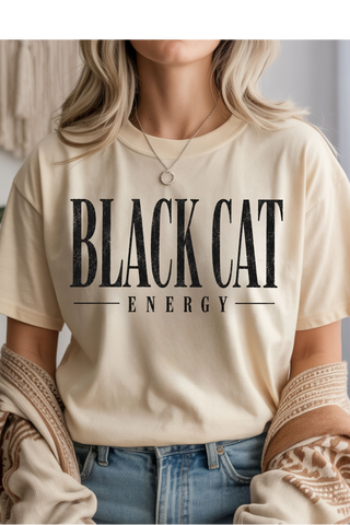 Black Cat Energy Graphic Tee
