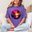 Heather Purple Tee