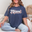 Heather Navy Tee