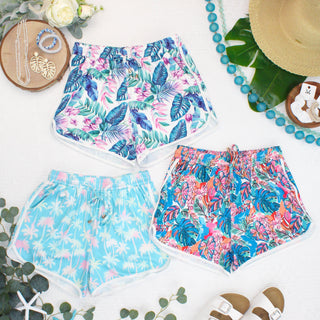 Nova Summer Shorts - Aqua Palm