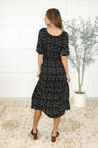 Olive Dress Daisy Blossoms