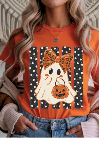 Bow Ghost Graphic Tee