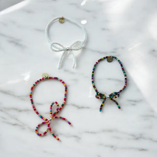 Beaded Bow Bracelets