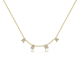 Custom Mini Dover Name Necklace - Water Resistant