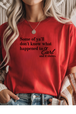Red Gildan Tee
