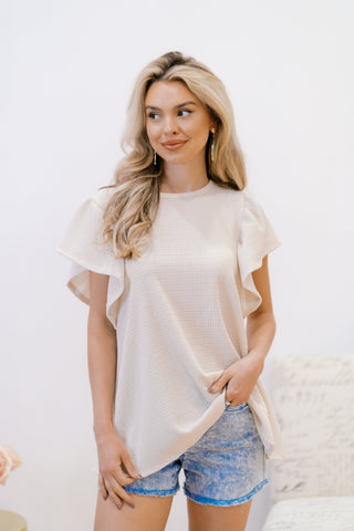 Elle Ruffle Top