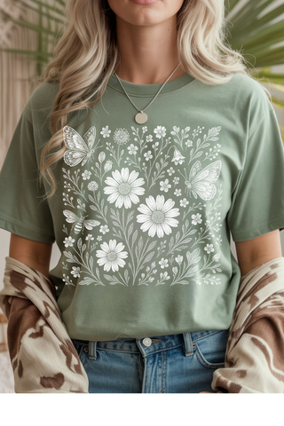 Boho Florals Graphic Tee