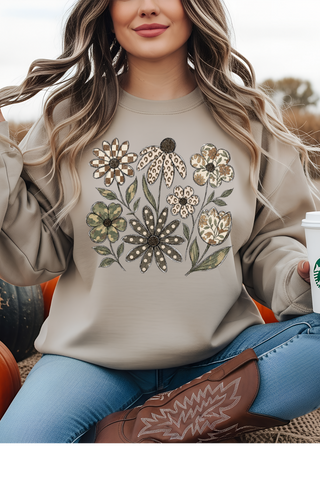 Boho Flowers Graphic Tee