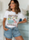 White Gildan Tee