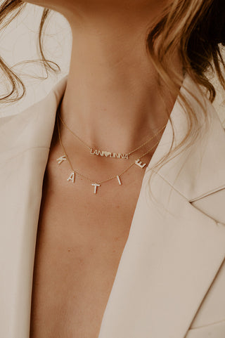 Custom Dover Name Necklace - Water Resistant