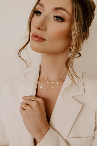 Custom Dover Name Necklace - Water Resistant