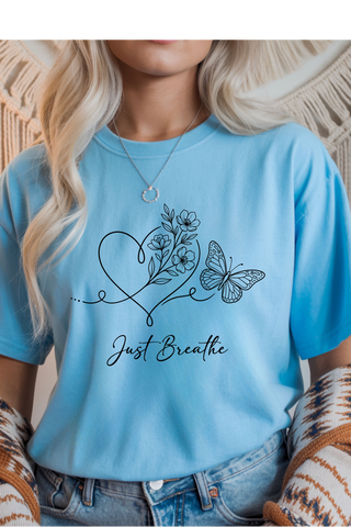 Just Breathe Graphic Tee