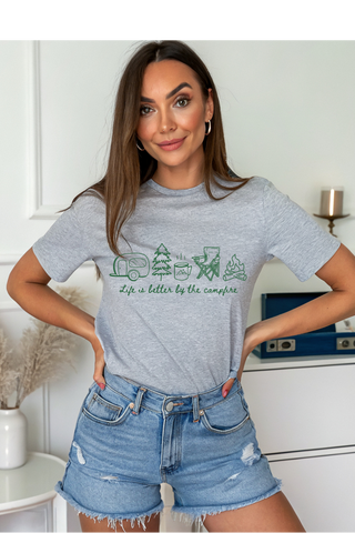 Life Is Better Camping Graphic Tee
