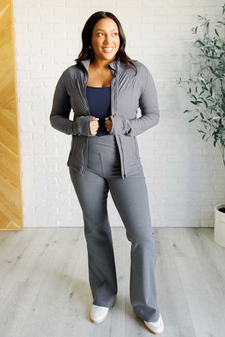 Staying Swift Activewear Jacket in Titanium