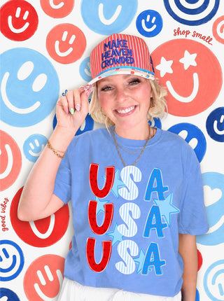 USA Stacked Graphic Tee 🇺🇸⭐