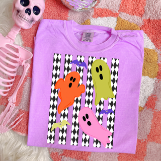Checker Ghost Graphic Tee