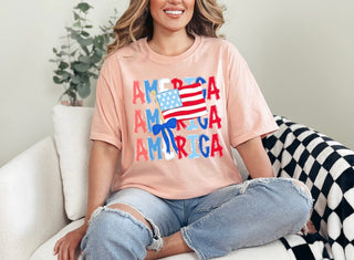 America America America Graphic Tee 🇺🇸🎀