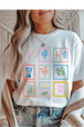 White Gildan Tee