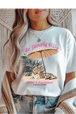 White Gildan Tee
