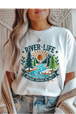 White Gildan Tee