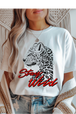 White Gildan Tee