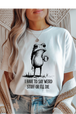 White Gildan Tee