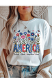White Gildan Tee