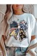 White Gildan Tee