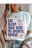 White Gildan Tee
