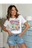White Gildan Tee