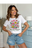 White Gildan Tee