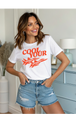 White Gildan Tee