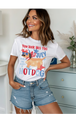 White Gildan Tee