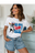 White Gildan Tee